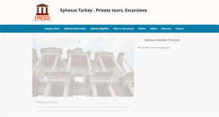 Desktop Screenshot of ephesusturkey.com