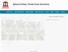 Tablet Screenshot of ephesusturkey.com